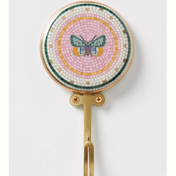Anthropologie Other - NEW The Bistro Tile Stoneware Hook: Garden Edition